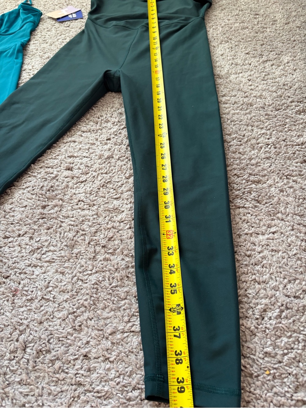 JoyLab Teal Active Tank Jumpsuit - Picture 10 of 11